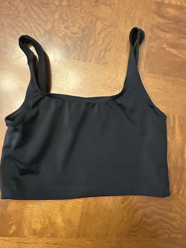 Girls Balera Black Dance Top-Size Medium 