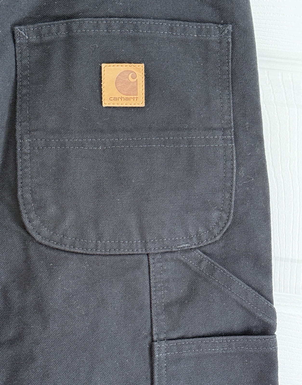 Carhartt Men’s Flannel Lined Utility Work Pants Black B111 Size 32X32 NWOT thumbnail 5