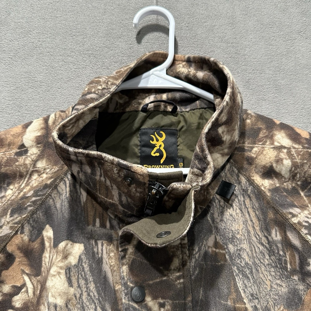 Browning Hydro Fleece GORE-TEX Jacket Mens Large Camo Hunting
