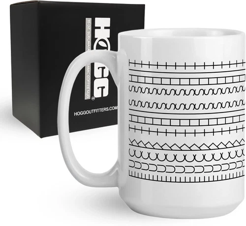 Hogg Hidden Message Coffee Mug, Fuck This Shit Mug, 15 oz Ceramic Funny Cup, Fuc - product listing photo