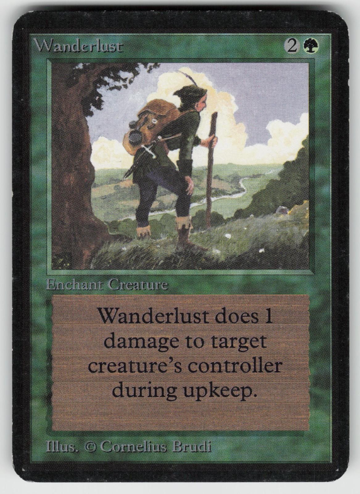 Wanderlust Alpha Edition Uncommon MAGIC: THE GATHERING