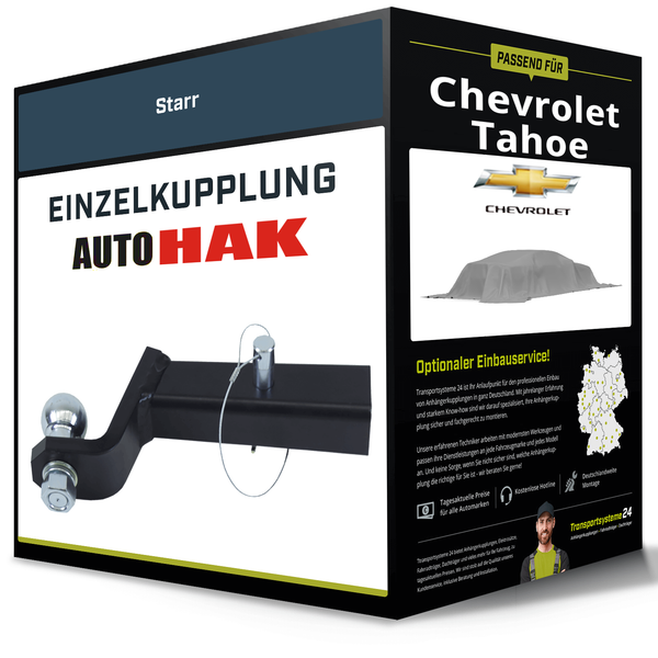 Starre AnhäNgerkupplung für Chevrolet Tahoe 10.1994-12.1999 Typ GMT400 Auto Hak-image