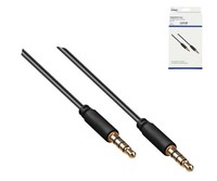 Dinic Audiokabel 3,5 Mm 4Pin Klinke Auf Klinke (Stereo), 1,5M, #1907286