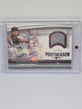 2022 Topps Series One Corbin Burnes Post Season Performance Autograph Patch /50