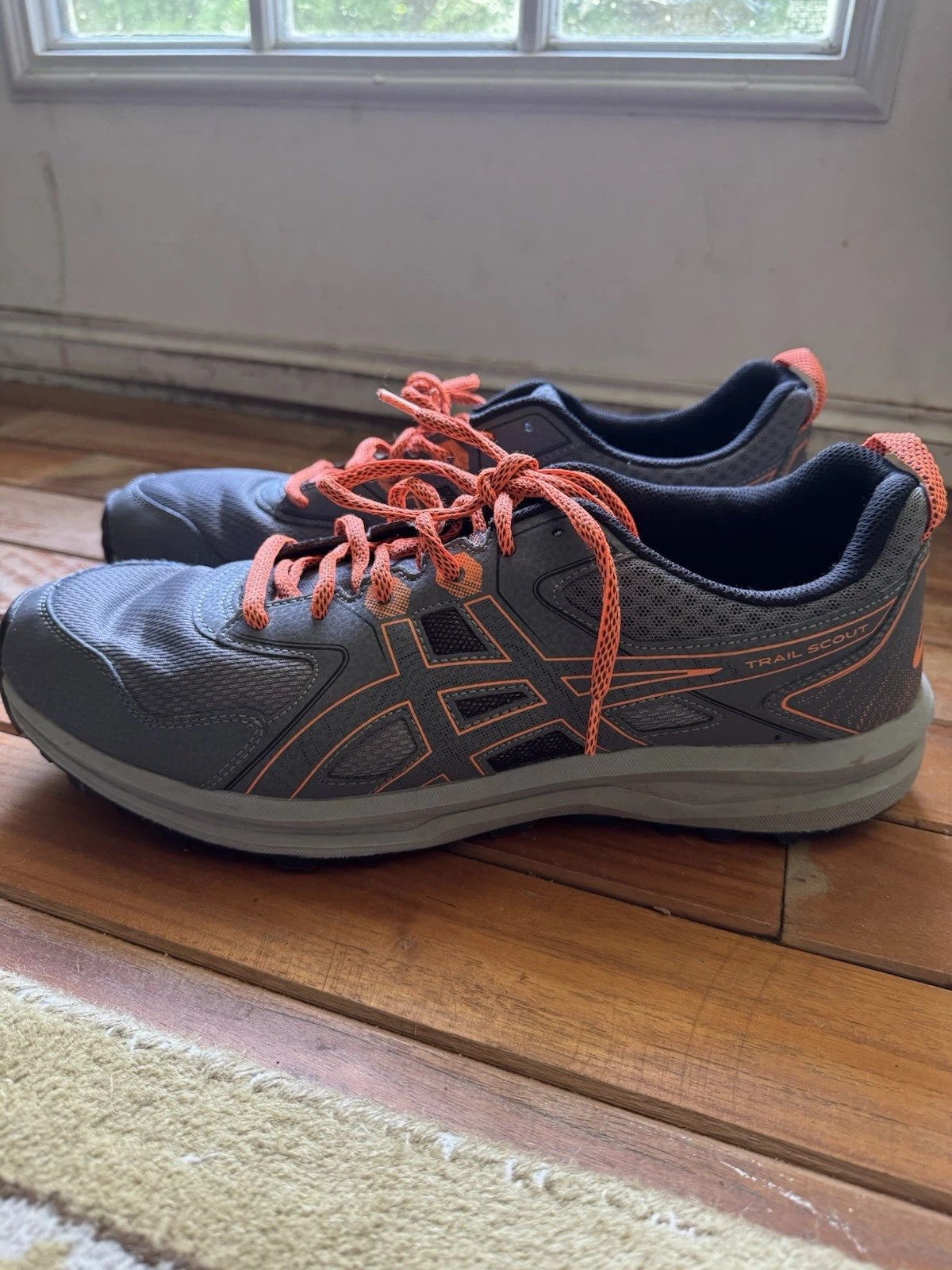 Asics Trail Scout Uomo "Metropolis Shocking Orange" Taglia 13 US 12.5 UK