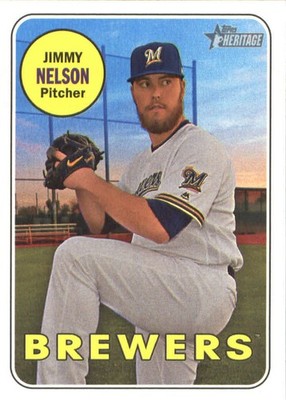 2018 Topps Heritage #242 Jimmy Nelson - BB