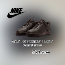 NIKE AF1 Low Velvet Brown Men's Low Cut Lace Up Sneakers IH1698-200 27cm US 9