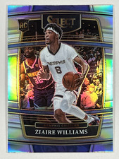 Ziaire Williams RC 2021-22 Panini Select - Silver #86 Memphis Grizzlies