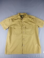 Urban Threads Utility Workwear Shirt Jacket Olive Green Streetwear Y2K L