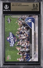 2025 TOPPS NOW WORLD SERIES #929 LOS ANGELES DODGERS BGS 9.5
