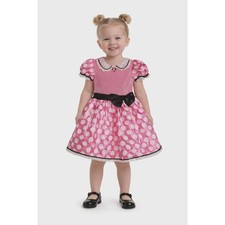 Minnie Mouse Dress Disney Pink Dot Costume Toddler Size 3 GIRL KIDS