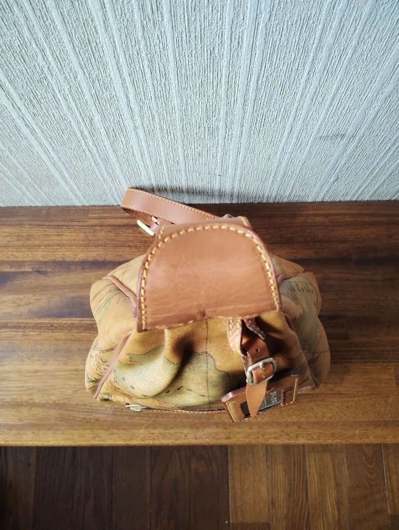 Prima Class PVC Shoulder Bag Map Pattern Tear-Sha… - image 10