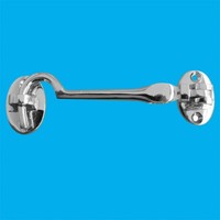 "Frelan TüRhalter 150Mm 6\" Kabinenhaken & ÖSe Heavy Duty Satinchrom Messing"