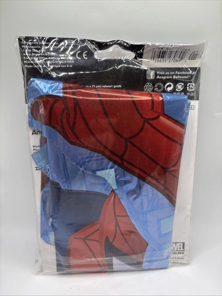 Anagrama Spiderman Fiesta de Cumpleaños Lámina 5 Globos 1 Superforma XL 2 Estándar 2HX Foto 2 de 2