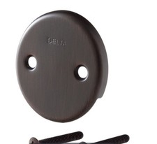 Delta Overflow Plate & Screws - No Trip Lever in Venetian Bronze RP31556RB