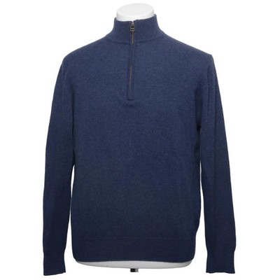 Arrow, Strickpullover, Größe: M, Blau, Kaschmir, Einfarbig, Feinstrick #sCn