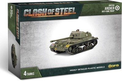 Clash of Steel: British: Archer Anti-Tank Troop (x3 Plastic)