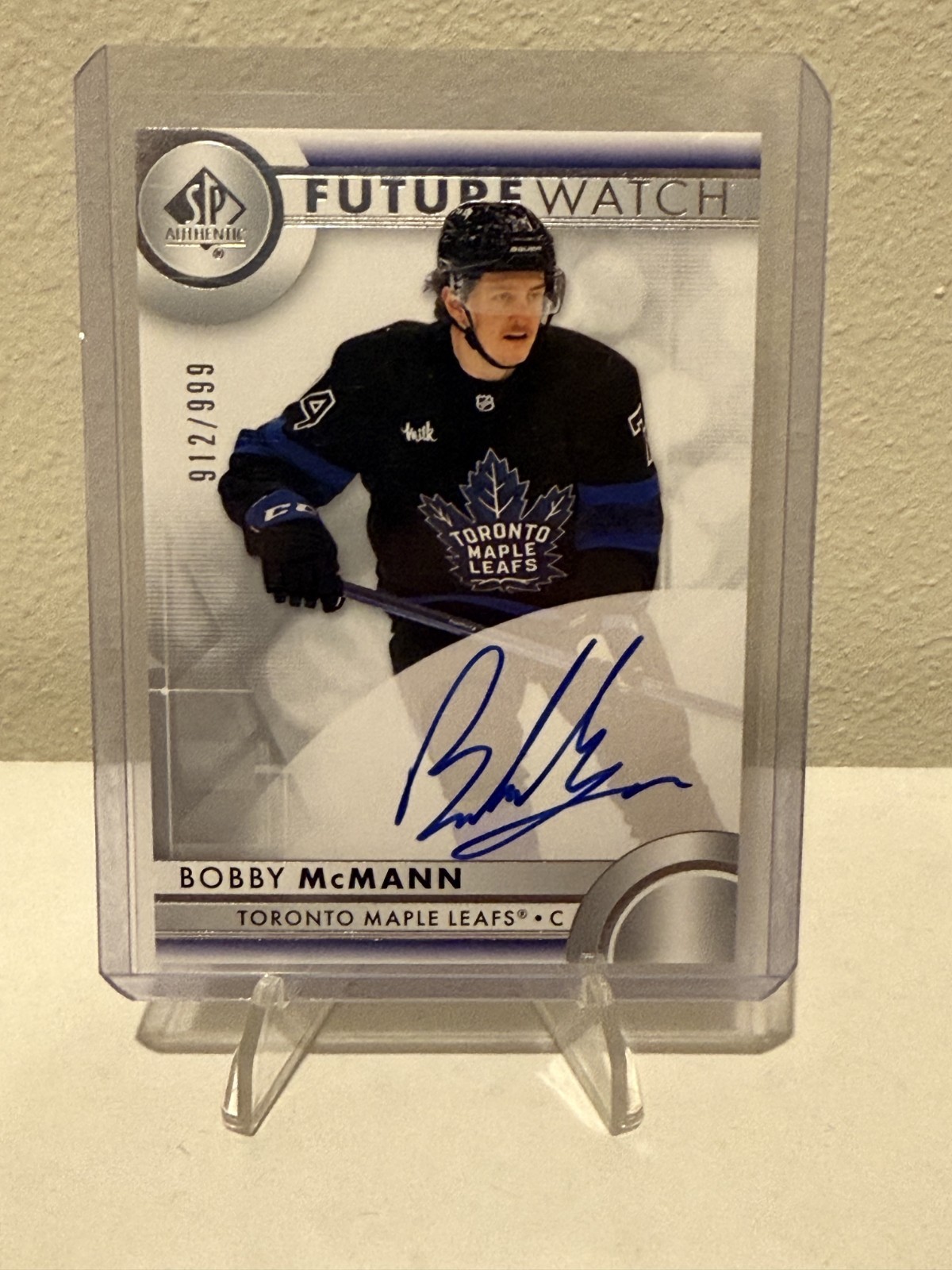 2023 SP AUTHENTIC #129 BOBBY MCMANN FUTURE WATCH AUTO ROOKIE RC /999