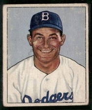 1950 Bowman #58 Carl Furillo (low grade)