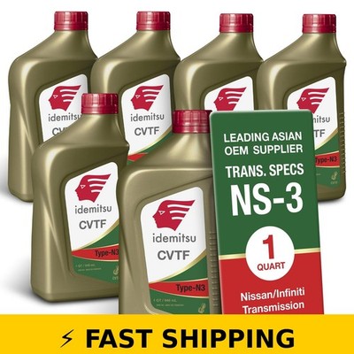 Idemitsu CVT Type N3 Transmission Fluid for Nissan - 1 Quart, Pack of 6