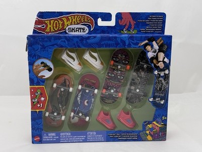 Hot Wheels Skate 4er Pack Fingerboard Mattel HNG71 - Neu