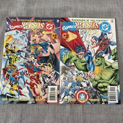 1st print -Comic 2 + 3 DC Versus Marvel Comics - DC/Marvel - 1996