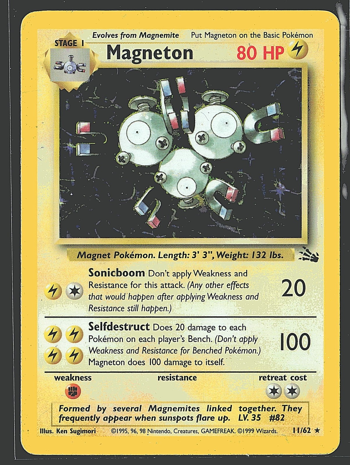 Mystery of the Fossils #11/62 Magneton Holo