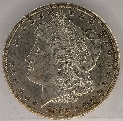 1879 - S - 1 Dollar - Morgan Silber Dollar - echt schöne sehr Sammlermünze!