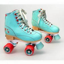 Roller Derby Candy Girl Lucy Hightop Quad Roller Skates Adjustable Size 12-2