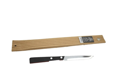Güde Universal Knife Solingen Germany Black Red Handle 9900/10-R Stainless Steel