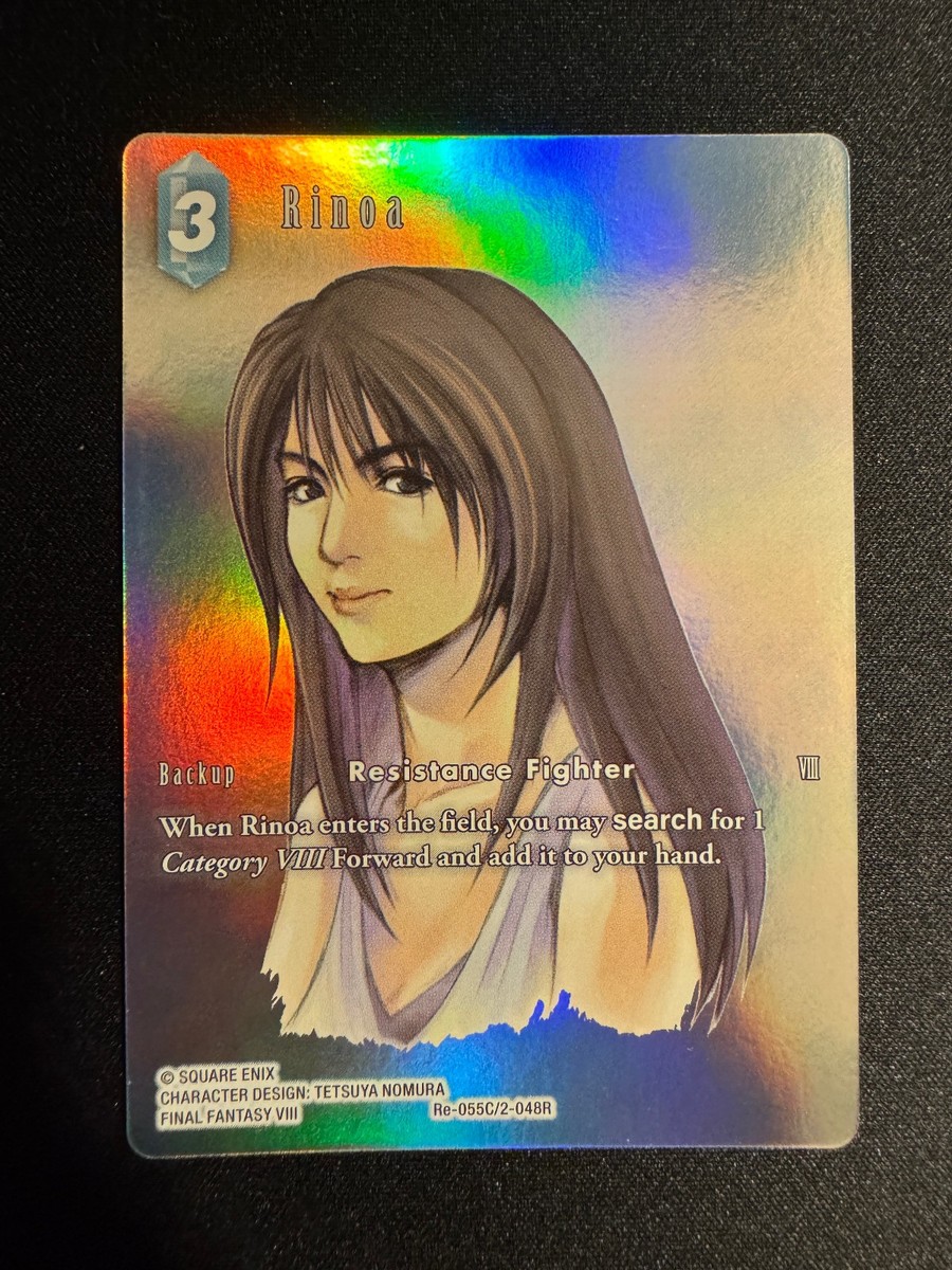 Rinoa Full Art Foil Final Fantasy VIII TCG FFTCG Re-055C/2-048R