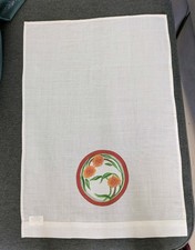 Oriental Tray Cloth/Napkin / Seat Cover Hand Made. Cotton & Linen Unused
