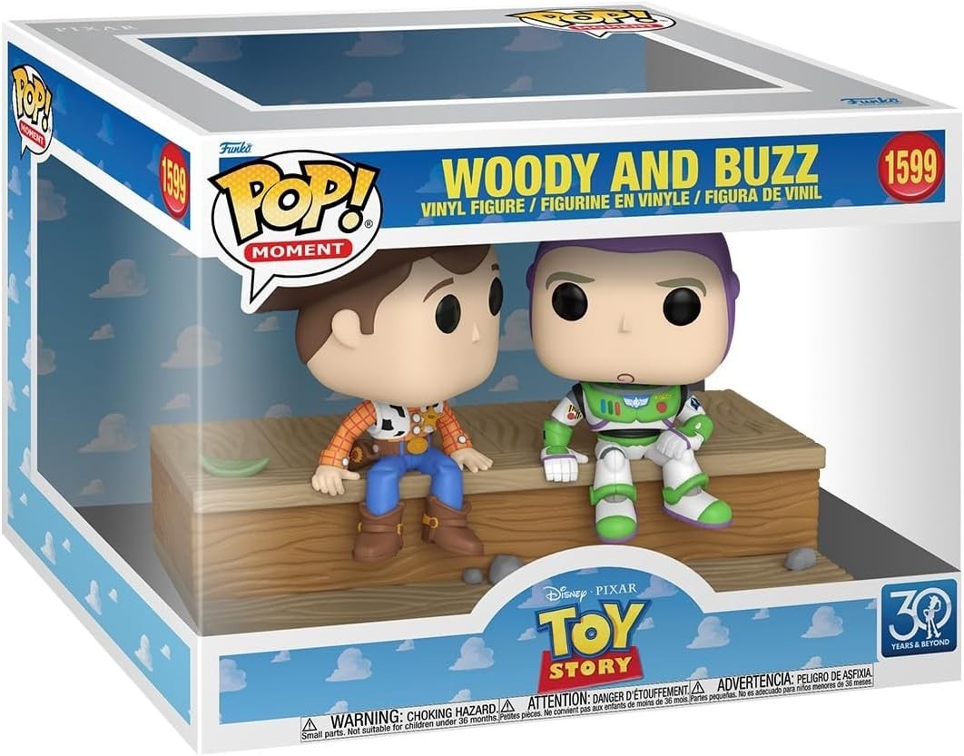 Funko Pop! Moment Disney Toy Story 30th Anniversary Woody and Buzz Vinyl #1599