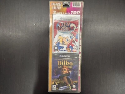 Duo pack blister Billy Hatcher & Bilbo le hobbit Nintendo Gamecube GC Neuf - Photo 1/3