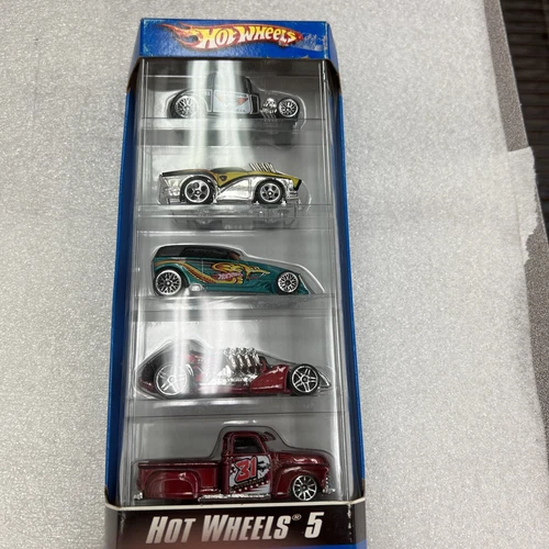 Vintage 2006 Hot Wheels Hot Wheels 5 Car Truck Gift Pack 1/64 Die Cast New B203