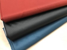 Poly viscose fabric chino material 150cm wide stretch teal rust black suiting