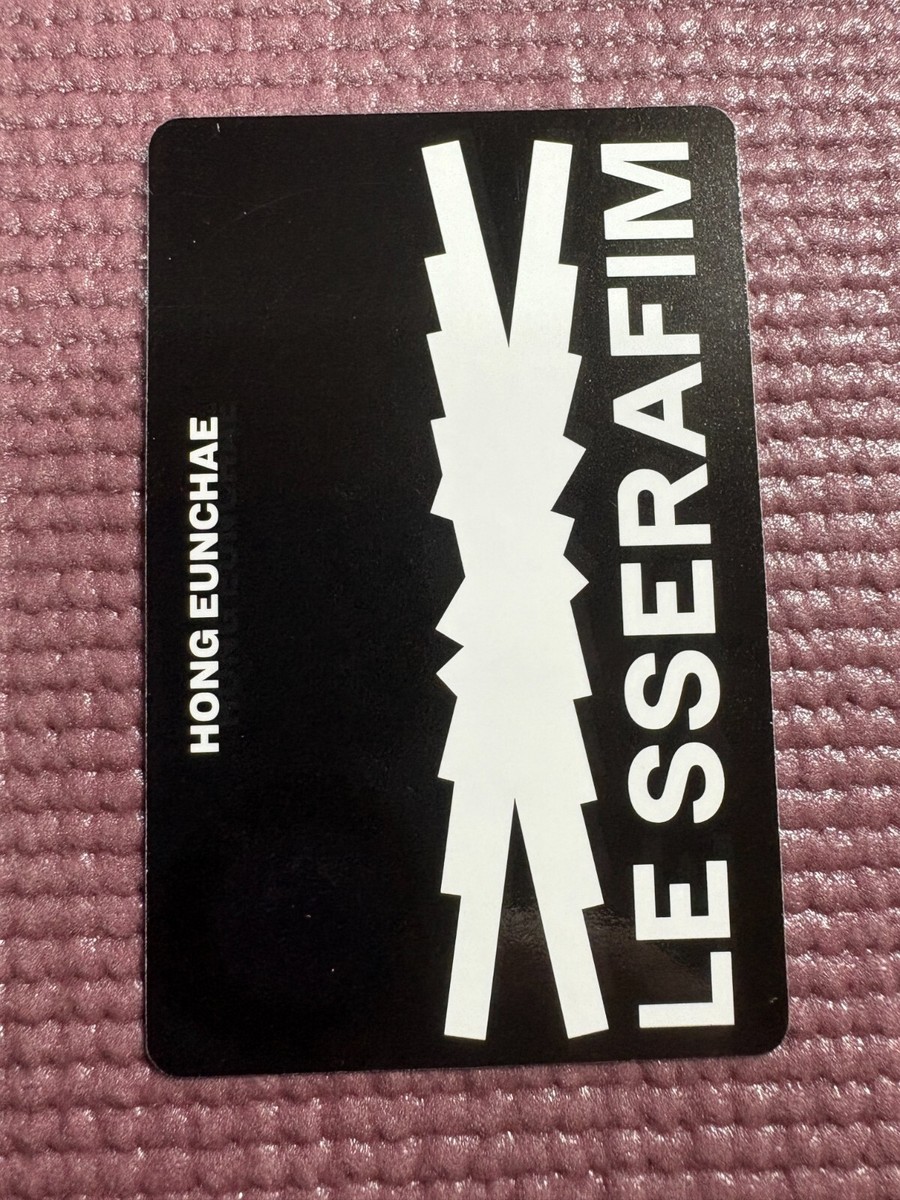 LE SSERAFIM FEARNOT Membership Welcome Gift Fanclub Photo card