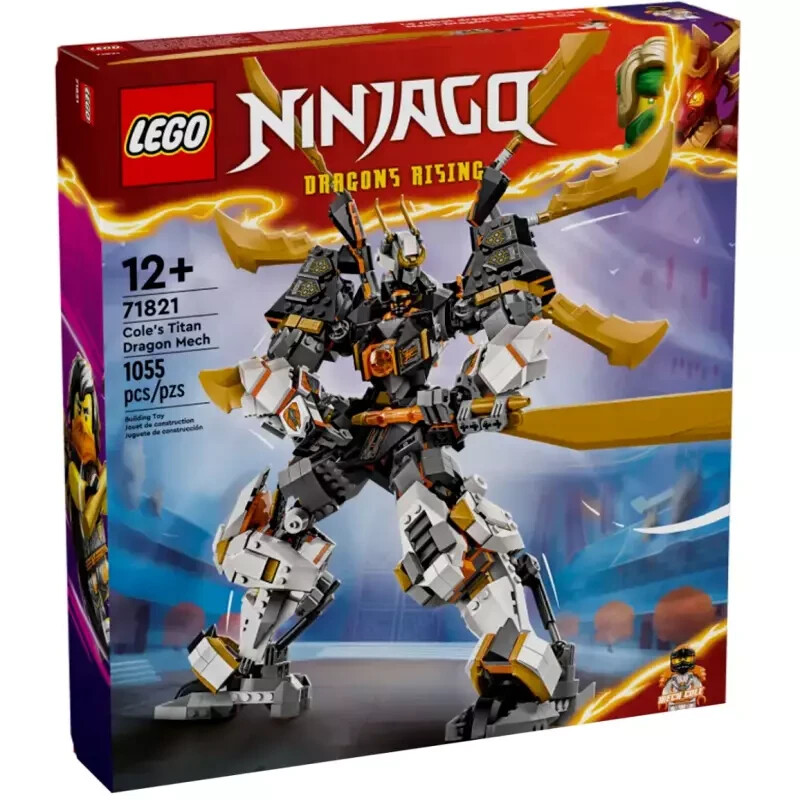 LEGO 71821 Cole Mech Drago Titanio: Risveglia il Potere della Terra