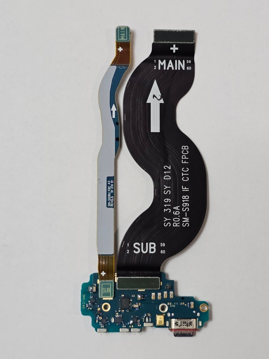 Samsung Galaxy S23 Ultra S918U Charging Port Mic SIM Reader Board