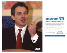 Tony Blair AUTOGRAPH Signed Prime Minister 8x10 Photo ACOA