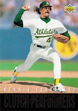 Dennis Eckersley Clutch Performers 1993 Upper Deck Baseball Card #R8