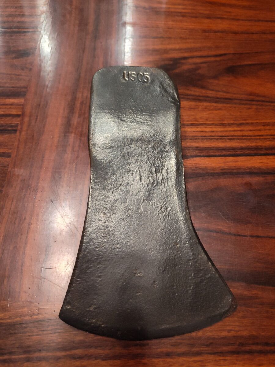 VINTAGE Woodings Verona Single Bit Axe Head 3 Lb marked US VINTAGE Woodings Verona Single Bit Axe Head 3 Lb marked US