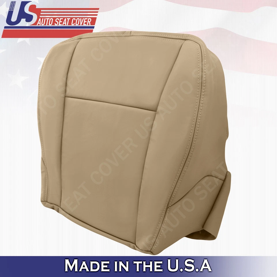 Cubierta de asiento inferior de cuero del conductor 2003 2004 2005 2006 2007 Cadillac CTS en "TAN" Foto 3 de 4