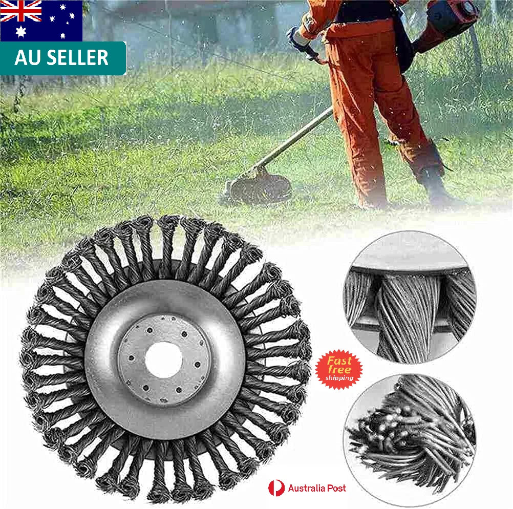 8 Steel Wire Trimmer Head Grass Cutter Edge Brush Blade Whipper