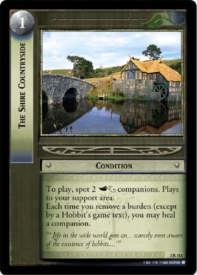 Lord of The Rings LOTR CCG TCG Realms Elf-Lords 3R113 The Shire Countryside