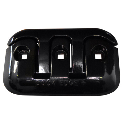 Dock Edge 8'' Flip-Up Dock Cleat  Aluminum Marine Folding Boat Tie-Off Black