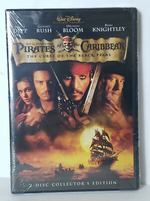 Pirates of the Caribbean: The Curse of the Black Pearl (DVD, 2003)