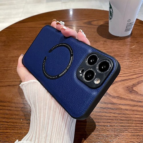Leather Magsafe Charging Case For IPhone 15 14 13 12 11 Pro Max Shockproof Cover - Picture 14 of 14