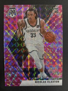 2019-20 Mosaic #236 Nicolas Claxton Rookie Pink Camo RC Rookie