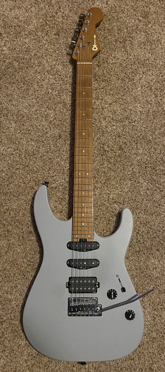 NEAR MINT Charvel Pro-Mod 24 Guitar Grey HSS Seymour Duncans